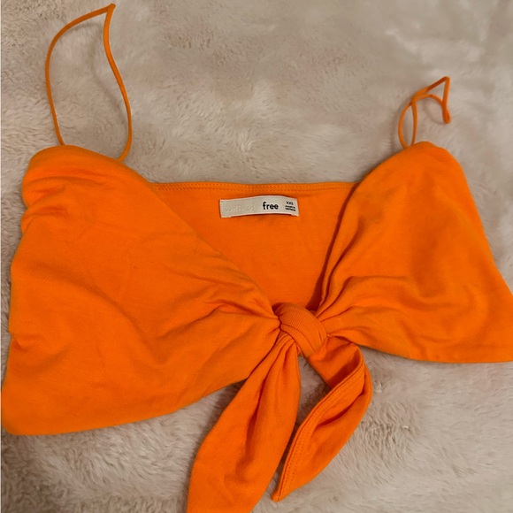 Wilfred - orange cropped tie tank 🧡 - Picture 2 of 2